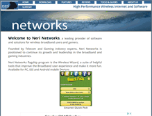 Tablet Screenshot of nerinetworks.com